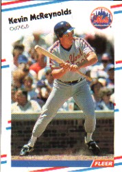 1988 Fleer Baseball Cards      143     Kevin McReynolds